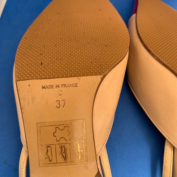 Chanel Leather mules red patent leather tip sling back - Picture 10 of 13